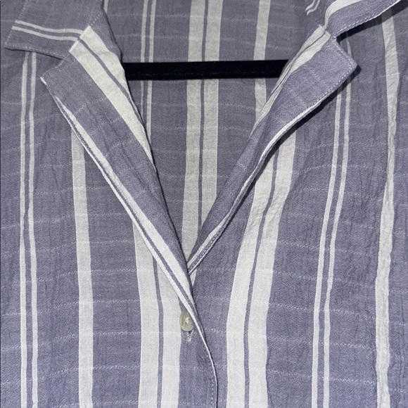 Eddie Bauer stripe  Shirt pre own  XL - Picture 3 of 8
